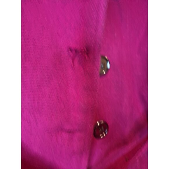 Bongo Y2K Purple Wool Blend Peacoat Women’s Size XL - Picture 2 of 4